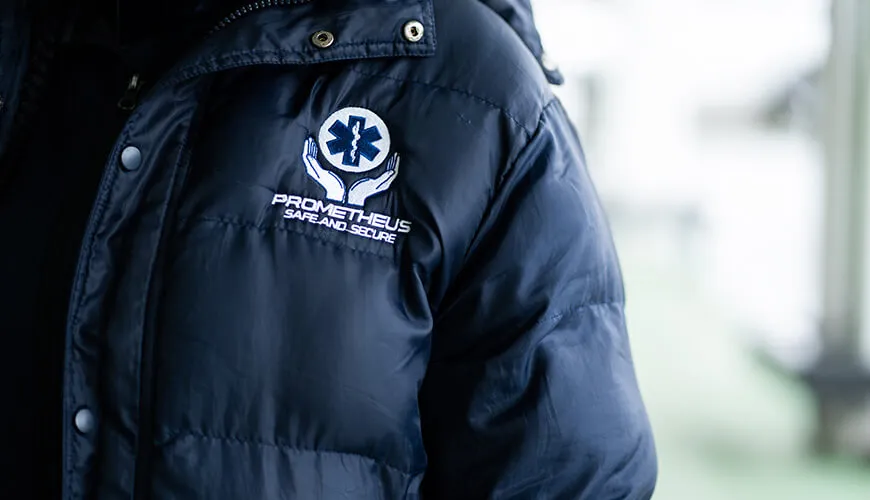 logo-on-jacket Prometheus logo on jacket